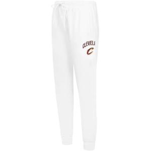 Pro Standard NBA Womens Womens NBA Classic Chenille Brushed Back French Terry Sweatpant(White)