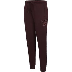 Pro Standard NBA Womens Womens NBA Classic Chenille Brushed Back French Terry Sweatpant(Wine)
