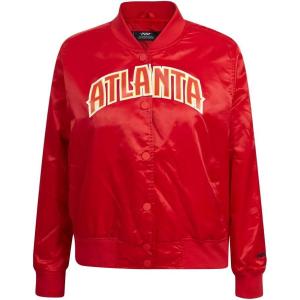 Pro Standard NBA womens Womens Nba Classic Chenille Satin Jacket(Team Color)