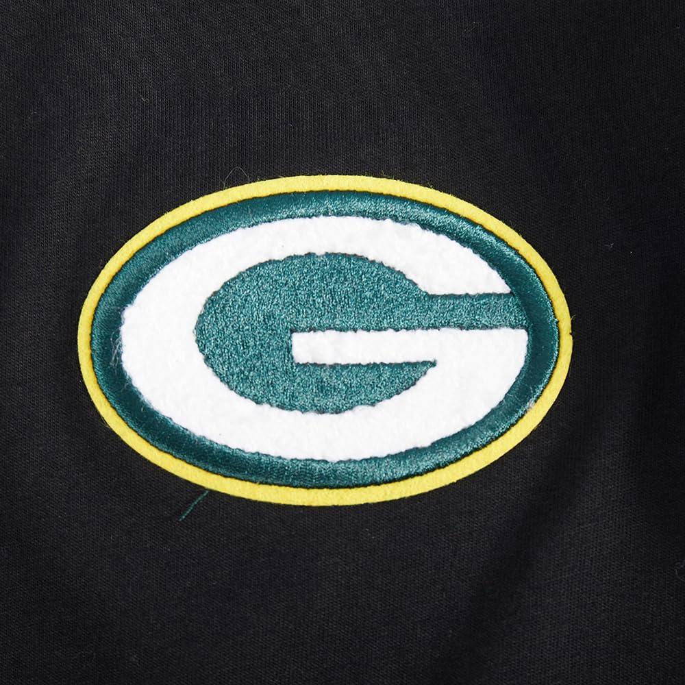 imagePro Standard Big Girls NFL Green Bay Packers Classic Essentials Short Sleeve Boxy Tee Black XL