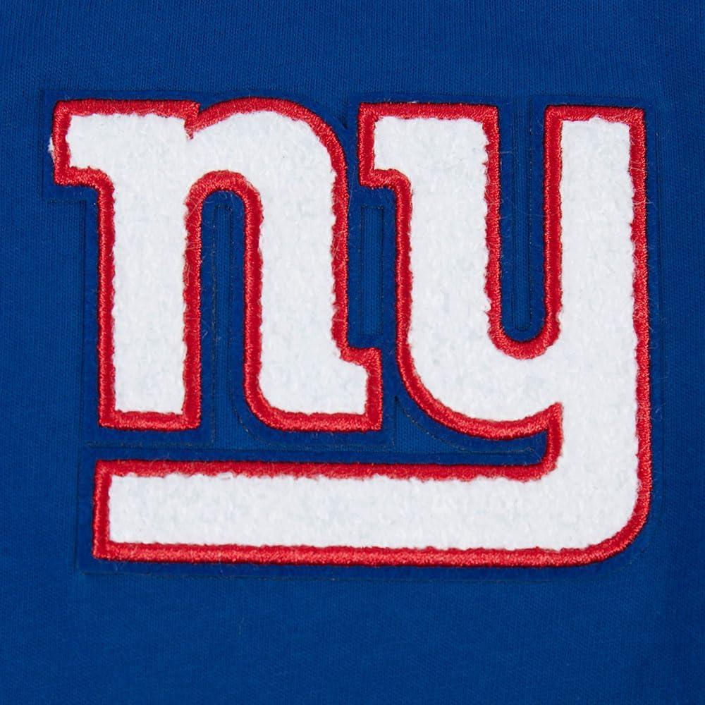 imagePro Standard Big Girls NFL New York Giants Classic Essentials Short Sleeve Boxy Tee Dodger Blue M
