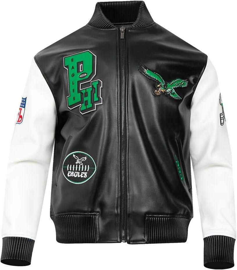 imagePro Standard Mens NFL Best of JacketBlackWhite