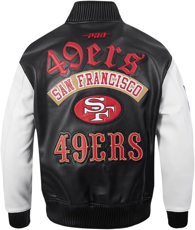 imagePro Standard Mens NFL Best of JacketBlackWhite