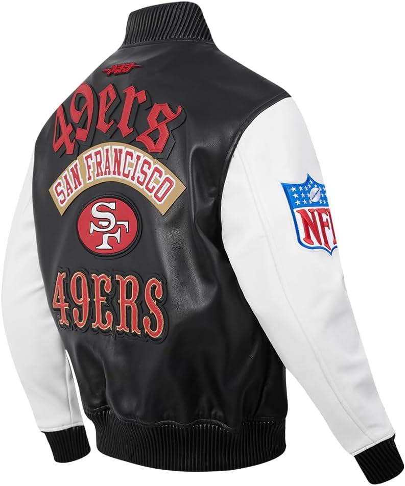 imagePro Standard Mens NFL Best of JacketBlackWhite