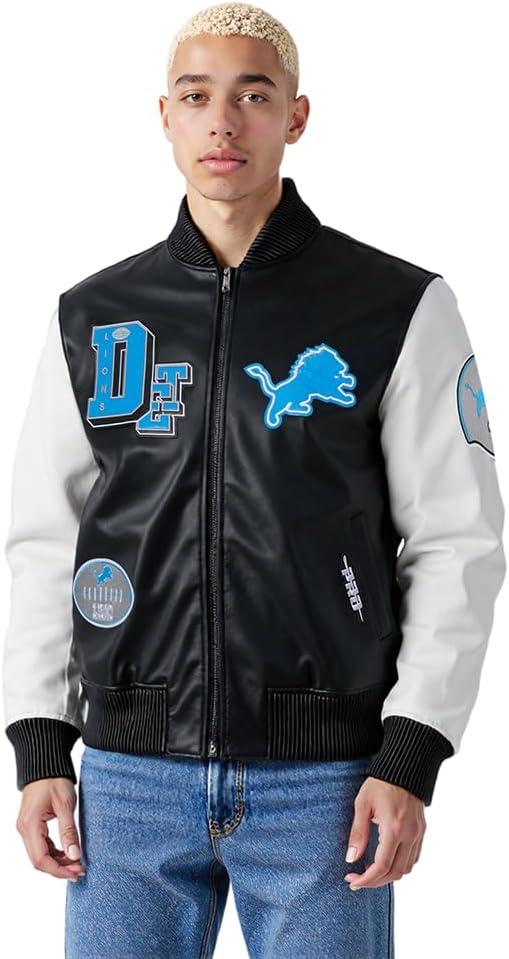 imagePro Standard Mens NFL Best of JacketBlackWhite