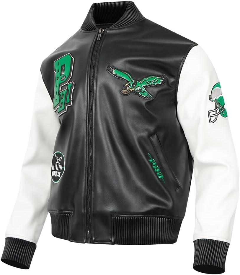 imagePro Standard Mens NFL Best of JacketBlackWhite
