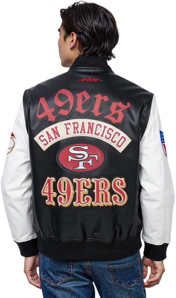 imagePro Standard Mens NFL Best of JacketBlackWhite