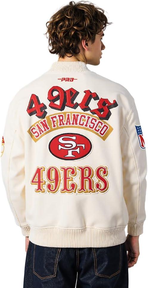 imagePro Standard Mens NFL Best of JacketEggshell