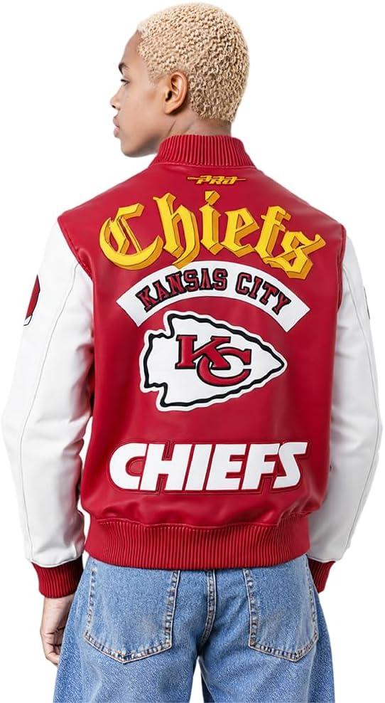 imagePro Standard Mens NFL Best of JacketRedWhite