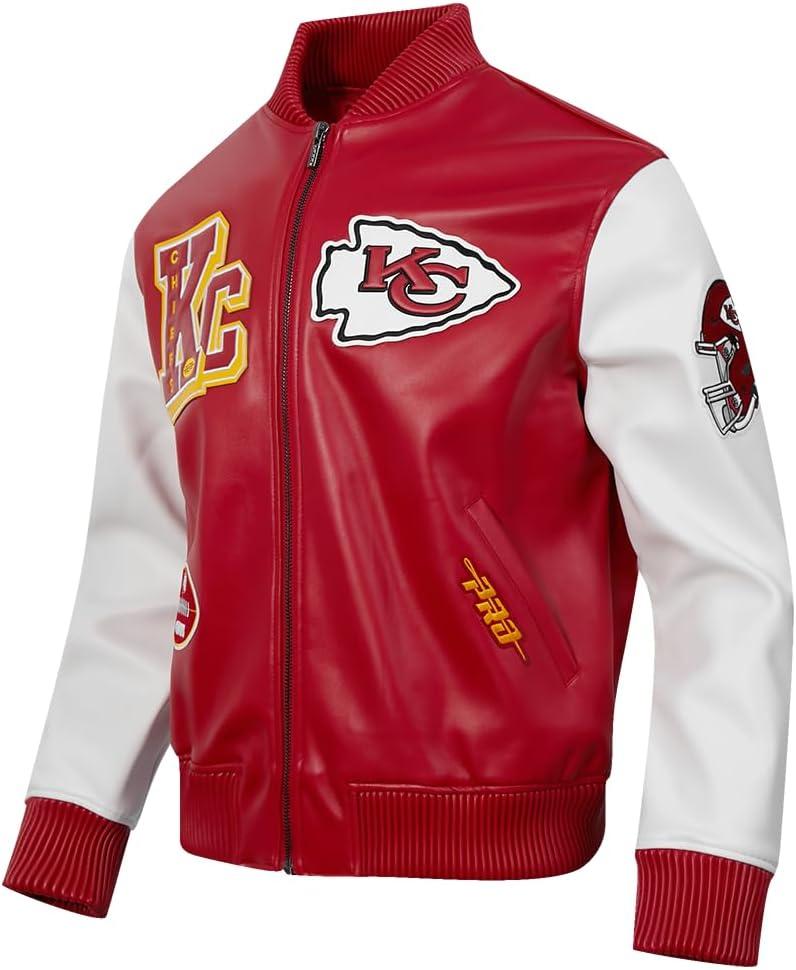 imagePro Standard Mens NFL Best of JacketRedWhite