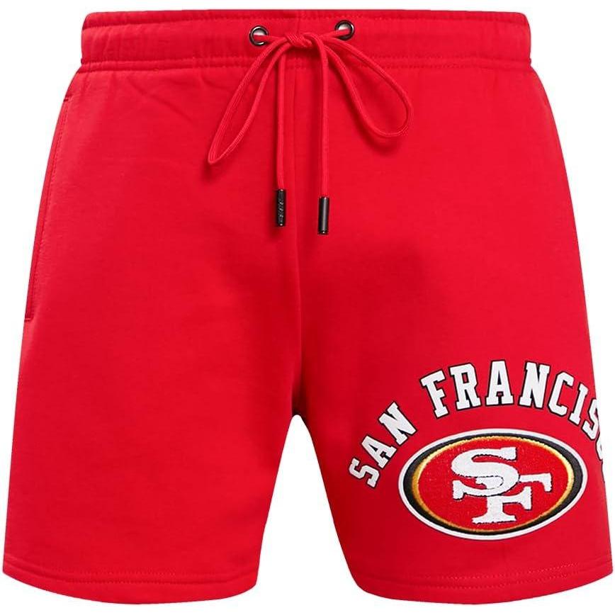imagePro Standard Mens NFL Classic Bristle Fleece ShortRed