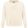 Pro Standard Big Boys NBA Neutral Fleece Crewneck Sweatshirt(Eggshell)