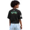 Pro Standard Big Girls NFL Miami Dolphins Classic Essentials Short Sleeve Boxy Tee Black M