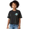 Pro Standard Big Girls NFL Miami Dolphins Classic Essentials Short Sleeve Boxy Tee Black S