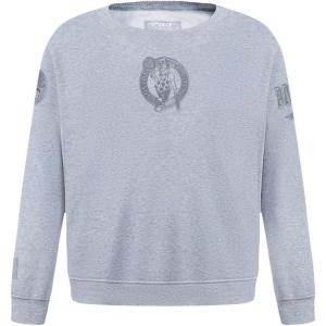 Pro Standard Big Boys NBA Neutral Fleece Crewneck Sweatshirt(Dark Heather Gray)