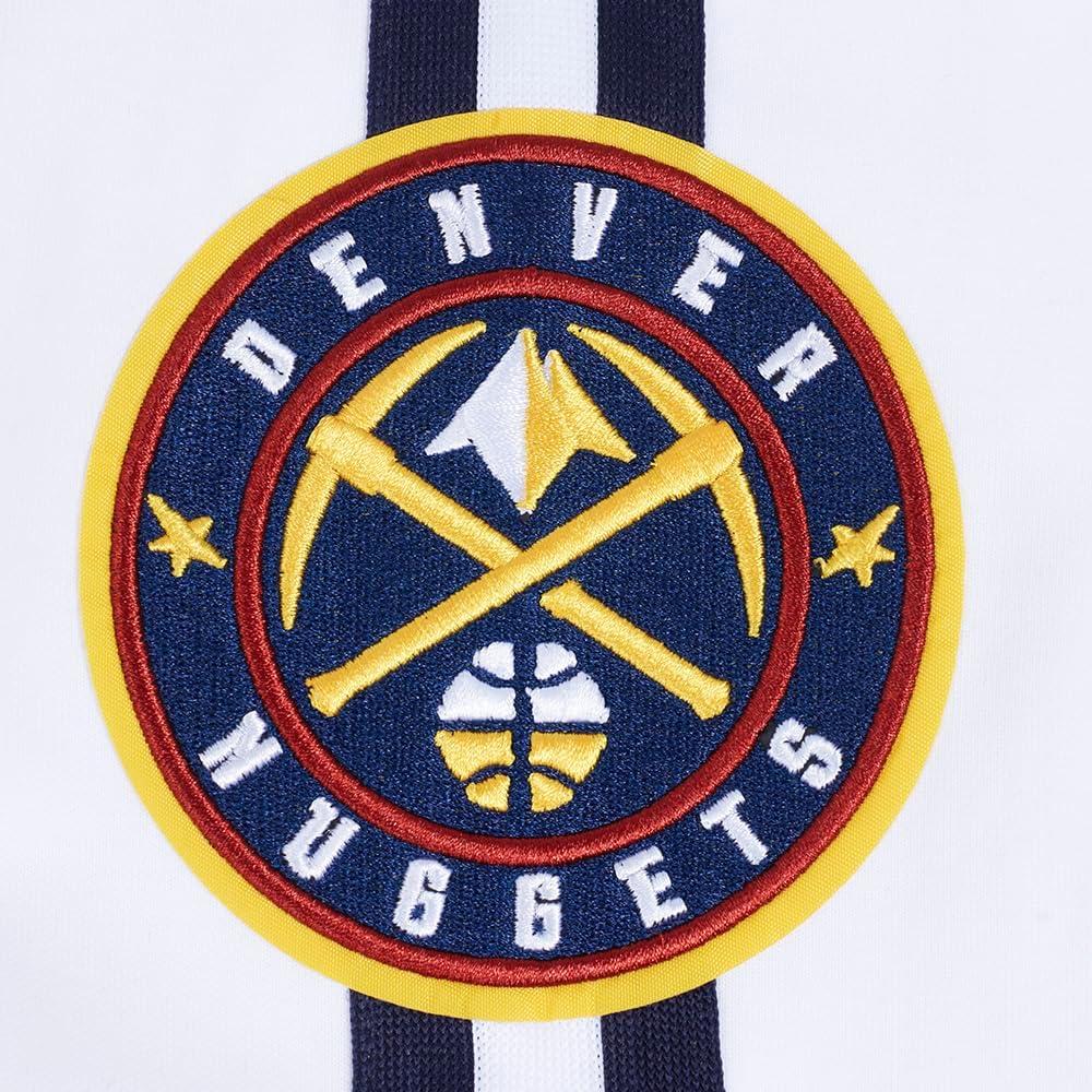 imagePRO STANDARD Mens NBA Denver Nuggets Classic Chenille Athletic Short White S