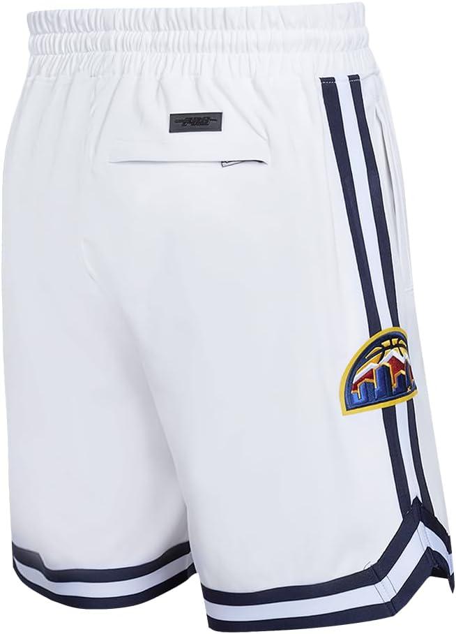 imagePRO STANDARD Mens NBA Denver Nuggets Classic Chenille Athletic Short White S