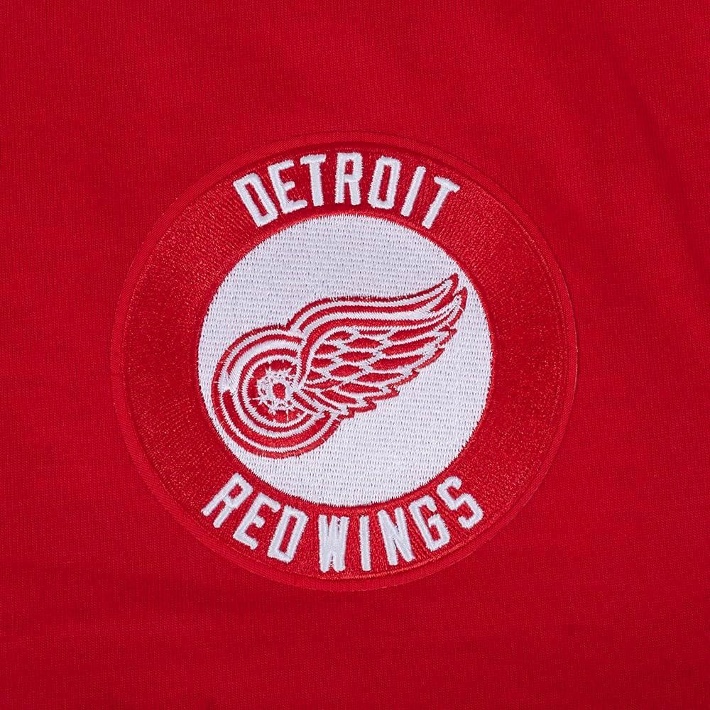 imagePro Standard Mens Mens NHL Wingspan Cotton Short Sleeve TeeRed
