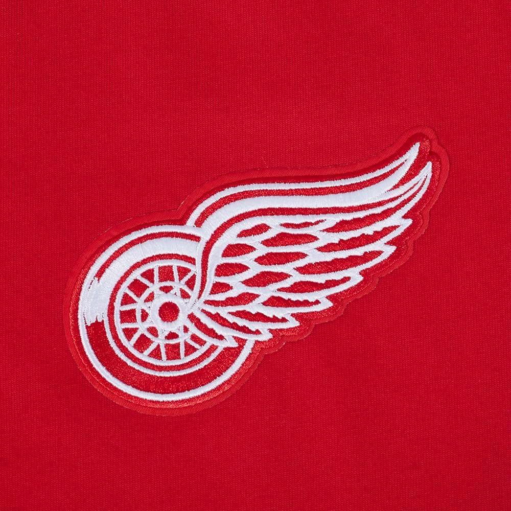 imagePro Standard Mens Mens NHL Wingspan Cotton Short Sleeve TeeRed
