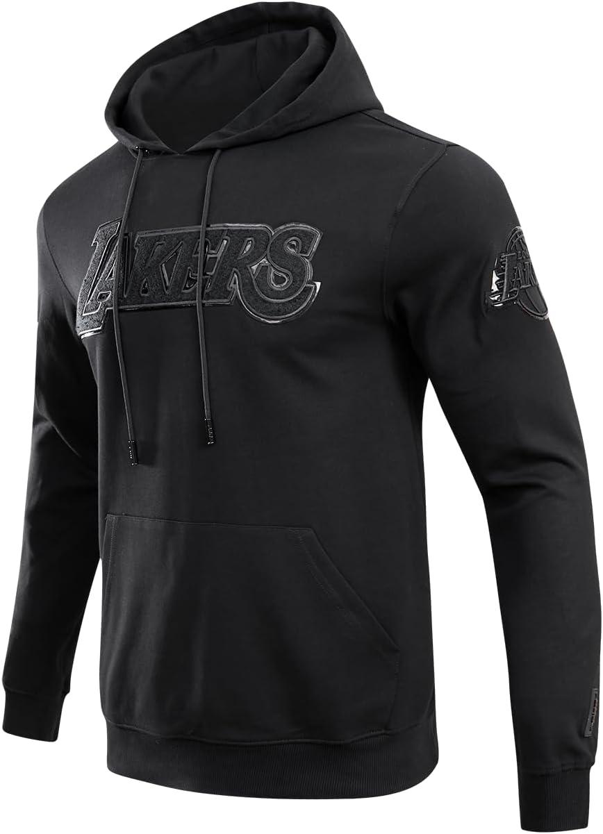 imagePro Standard Mens NBA Classic Triple Black Pull Over HoodieBlack