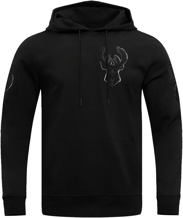 imagePro Standard Mens NBA Classic Triple Black Pull Over HoodieBlack