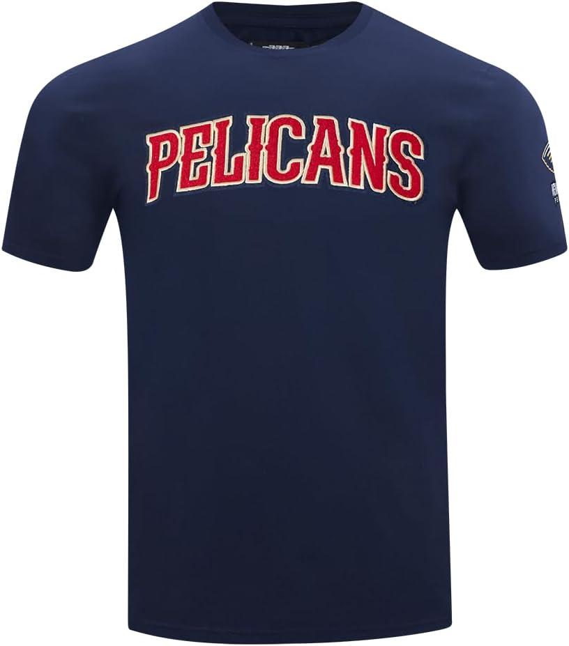 imagePro Standard NBA Mens Mens NBA Classic Chenille Cotton Short Sleeve TeePrimary Team Color