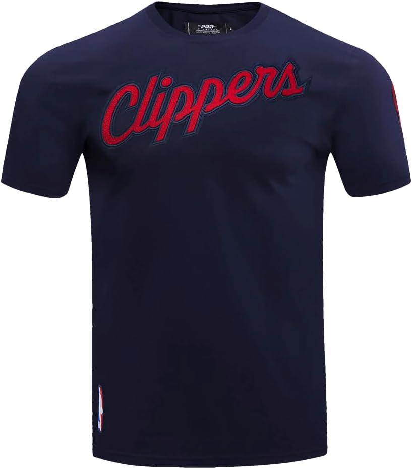 imagePro Standard NBA Mens Mens NBA Classic Chenille Cotton Short Sleeve TeePrimary Team Color