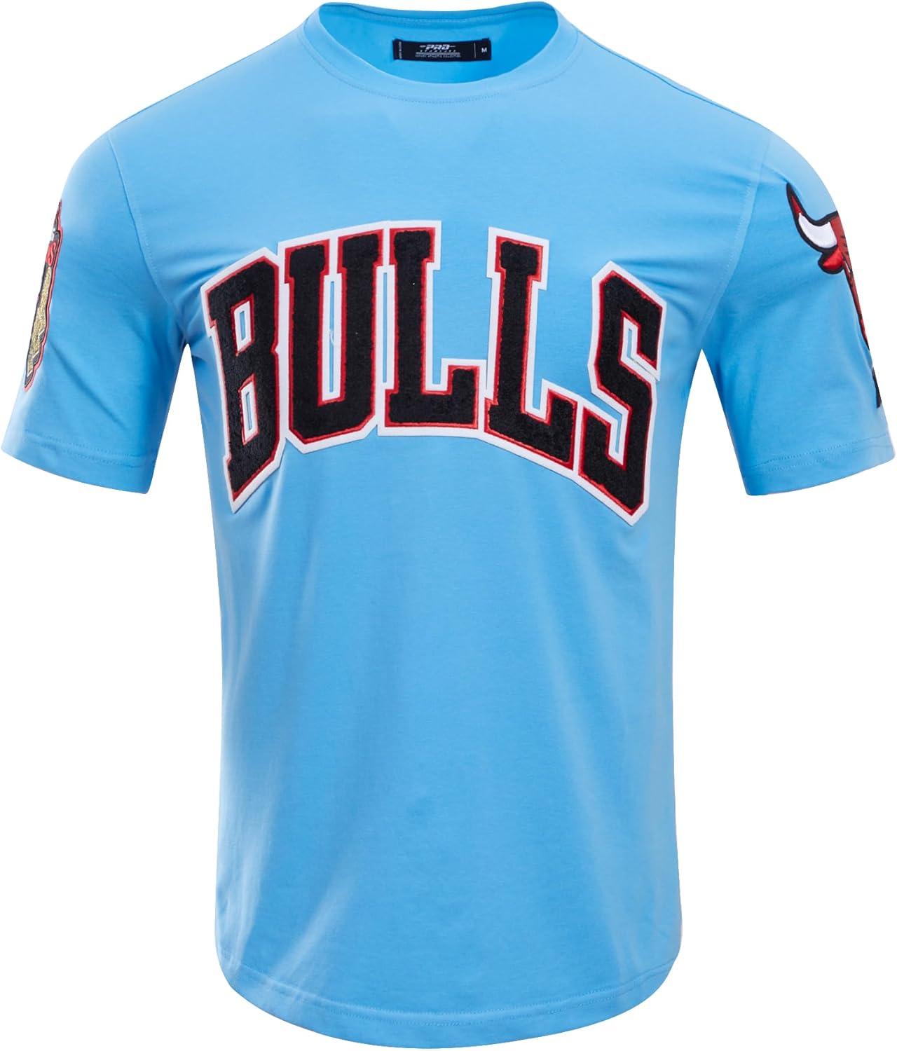 imagePro Standard NBA Mens Mens NBA Classic Chenille Cotton Short Sleeve TeePrimary Team Color