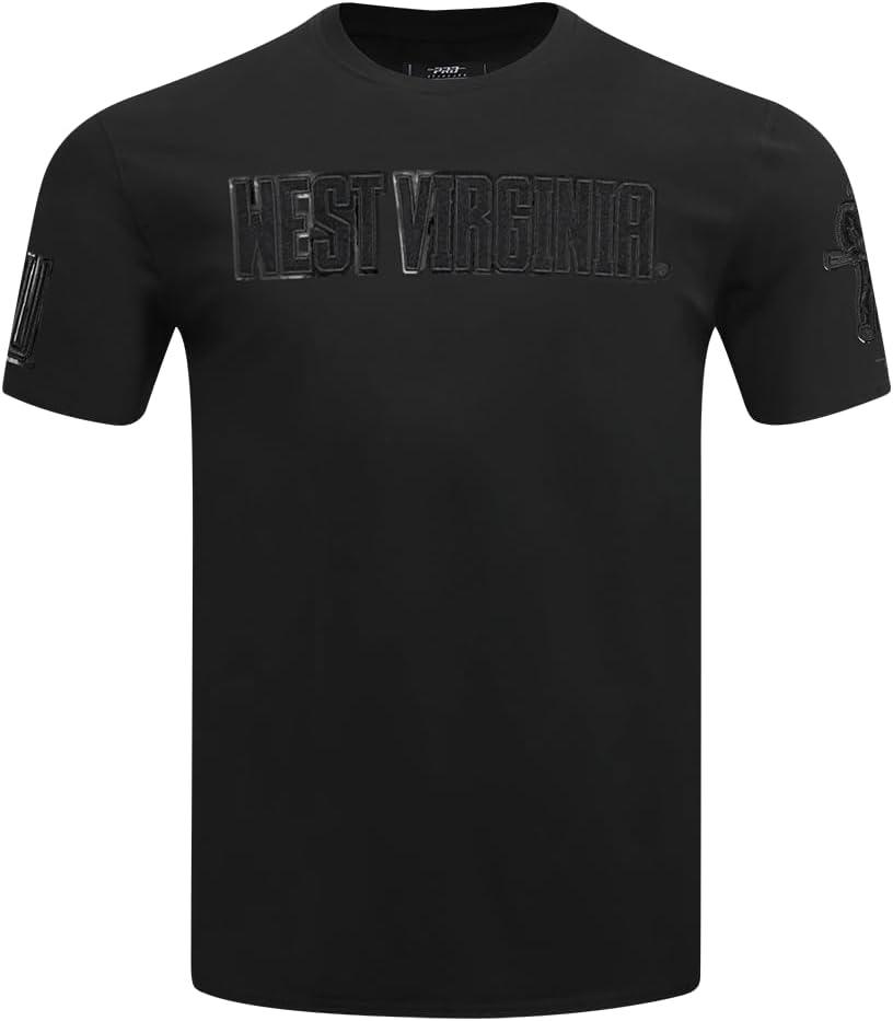 imagePro Standard NCAA Mens Mens College Classic Triple Black Cotton Short Sleeve TeeBlack