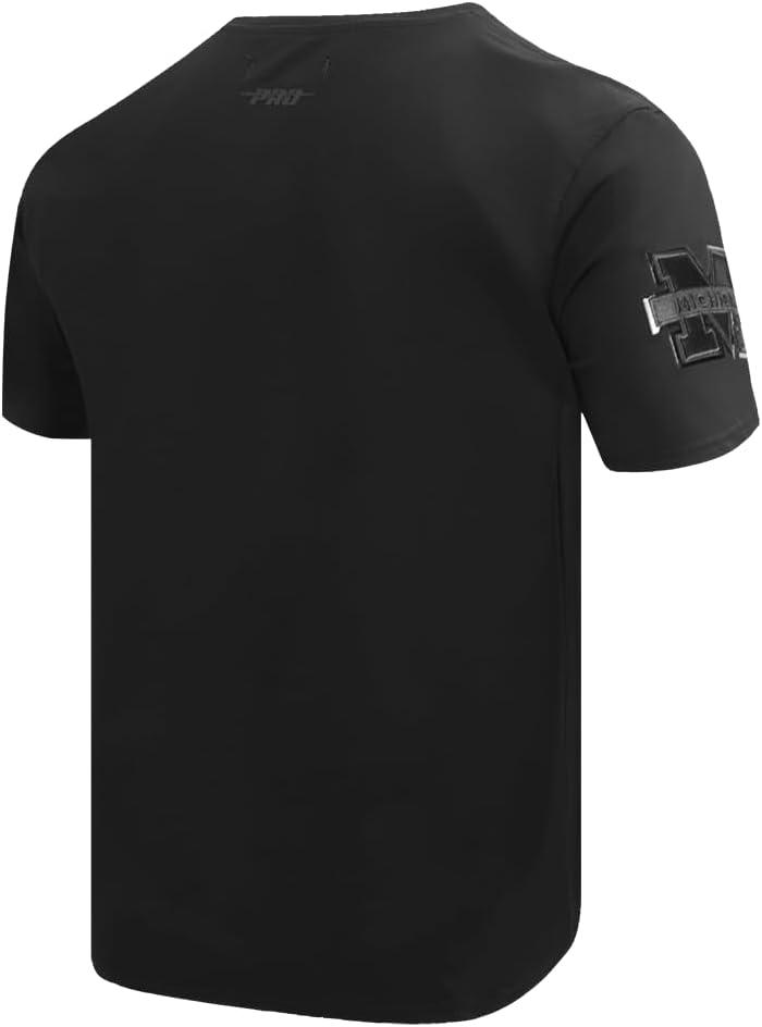 imagePro Standard NCAA Mens Mens College Classic Triple Black Cotton Short Sleeve TeeBlack