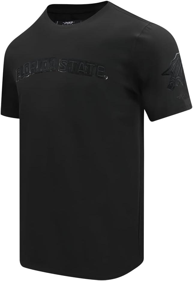 imagePro Standard NCAA Mens Mens College Classic Triple Black Cotton Short Sleeve TeeBlack