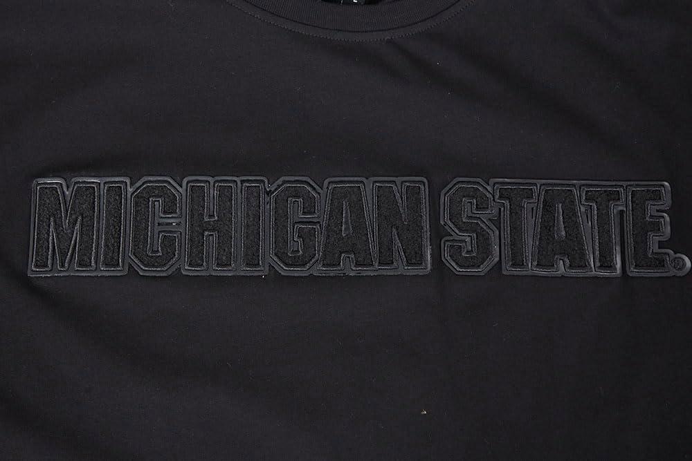 imagePro Standard NCAA Mens Mens College Classic Triple Black Cotton Short Sleeve TeeBlack