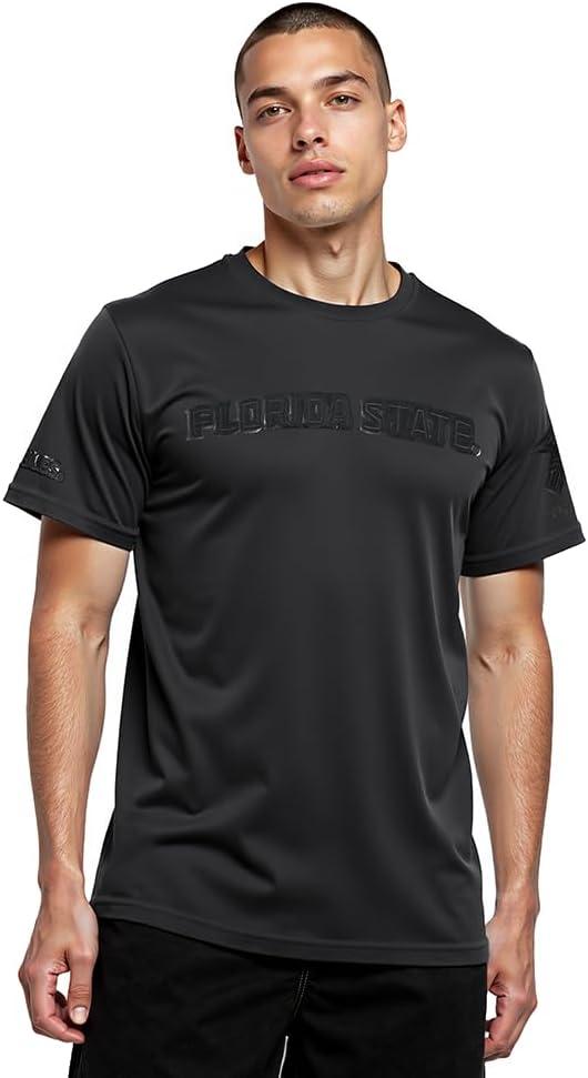 imagePro Standard NCAA Mens Mens College Classic Triple Black Cotton Short Sleeve TeeBlack