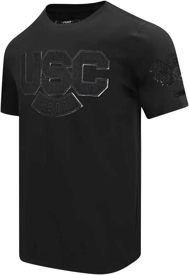 imagePro Standard NCAA Mens Mens College Classic Triple Black Cotton Short Sleeve TeeBlack