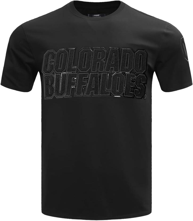 imagePro Standard NCAA Mens Mens College Classic Triple Black Cotton Short Sleeve TeeBlack