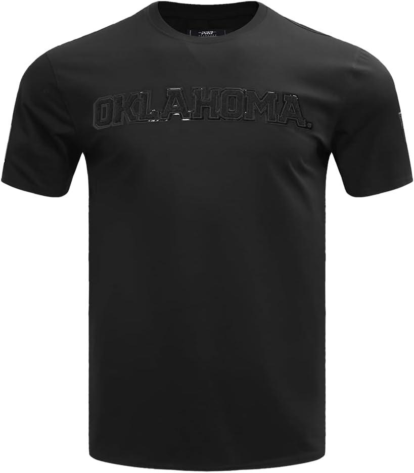 imagePro Standard NCAA Mens Mens College Classic Triple Black Cotton Short Sleeve TeeBlack