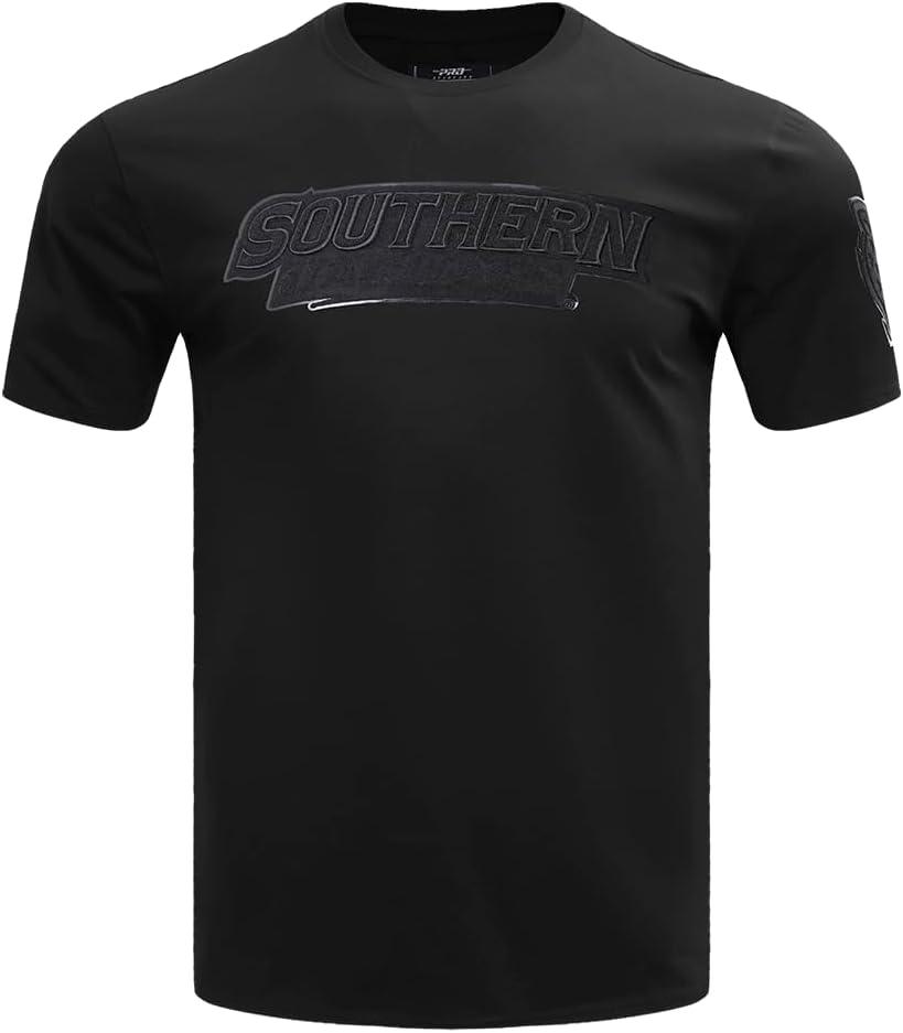 imagePro Standard NCAA Mens Mens College Classic Triple Black Cotton Short Sleeve TeeBlack