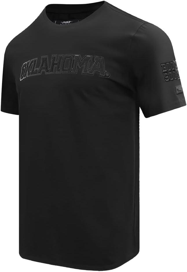 imagePro Standard NCAA Mens Mens College Classic Triple Black Cotton Short Sleeve TeeBlack