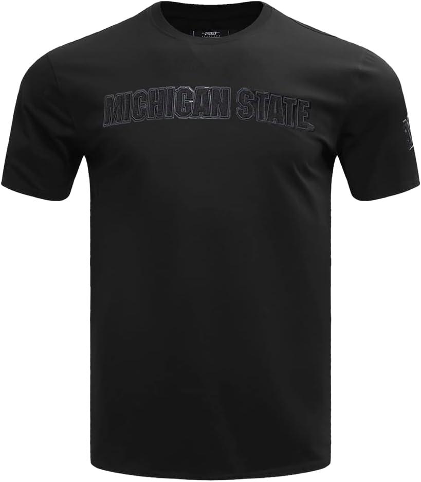 imagePro Standard NCAA Mens Mens College Classic Triple Black Cotton Short Sleeve TeeBlack