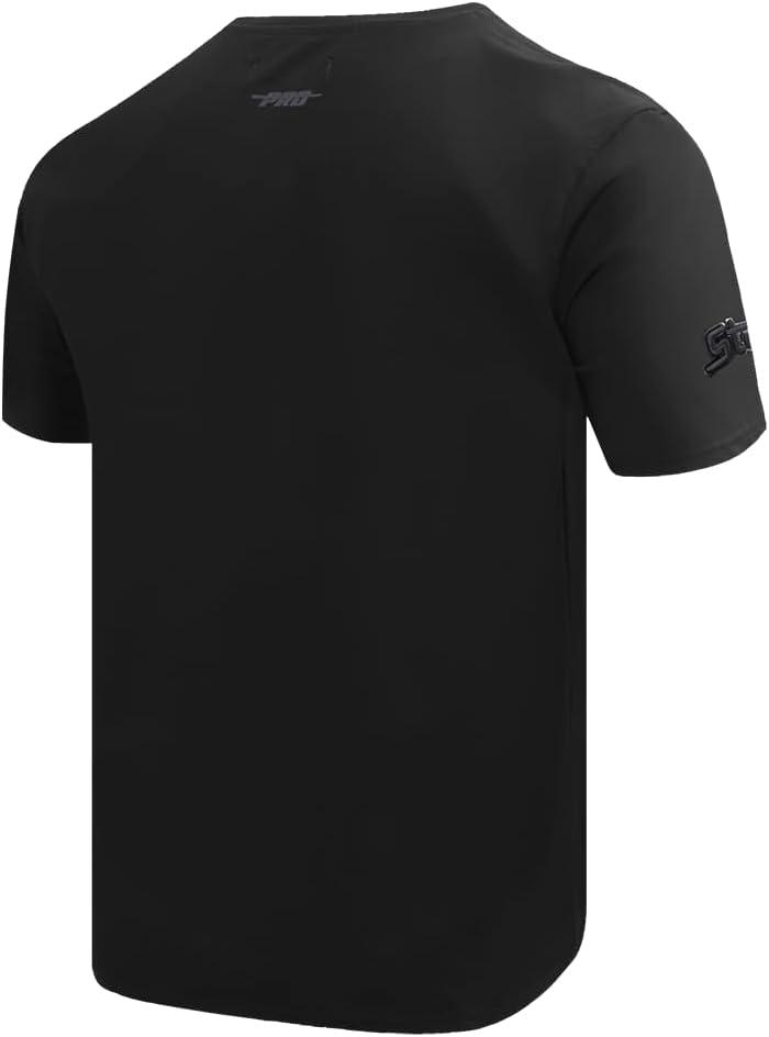 imagePro Standard NCAA Mens Mens College Classic Triple Black Cotton Short Sleeve TeeBlack