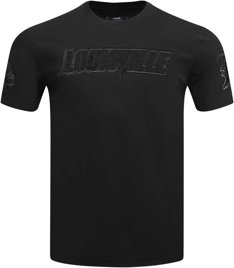 imagePro Standard NCAA Mens Mens College Classic Triple Black Cotton Short Sleeve TeeBlack