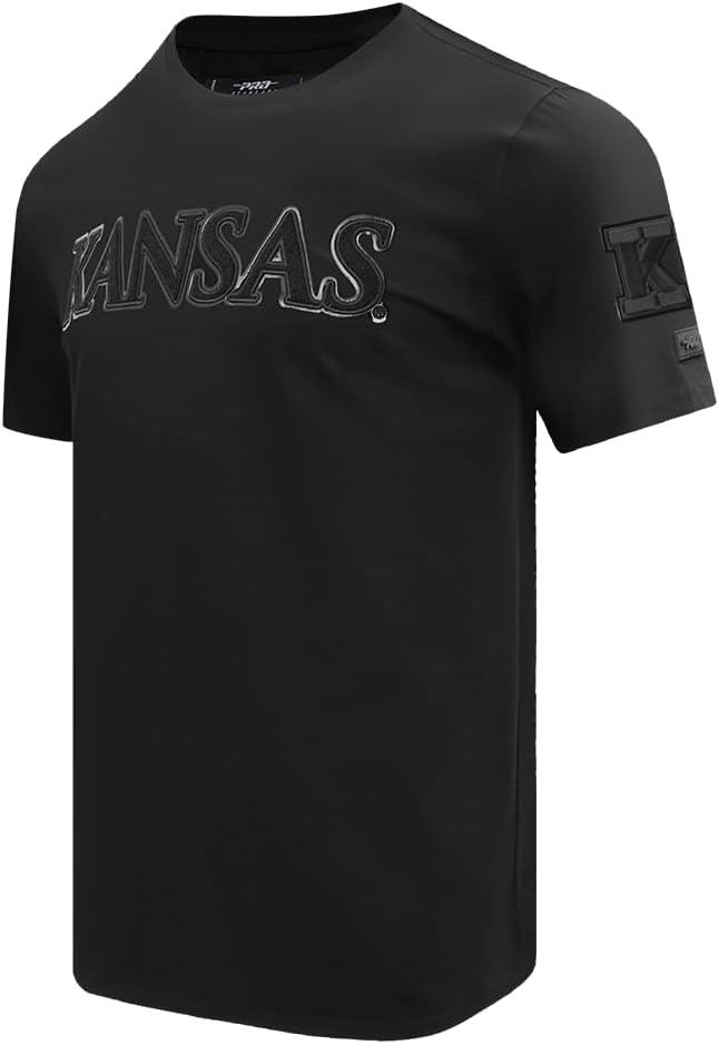 imagePro Standard NCAA Mens Mens College Classic Triple Black Cotton Short Sleeve TeeBlack