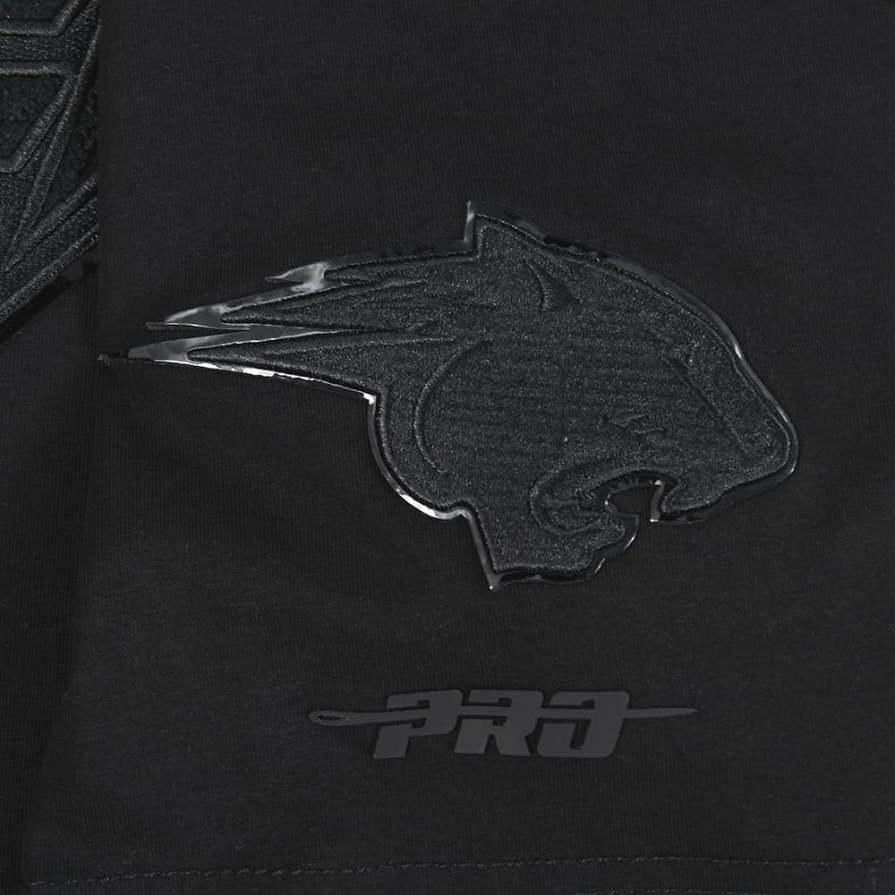 imagePro Standard NCAA Mens Mens College Classic Triple Black Cotton Short Sleeve TeeBlack
