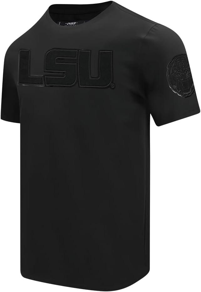 imagePro Standard NCAA Mens Mens College Classic Triple Black Cotton Short Sleeve TeeBlack