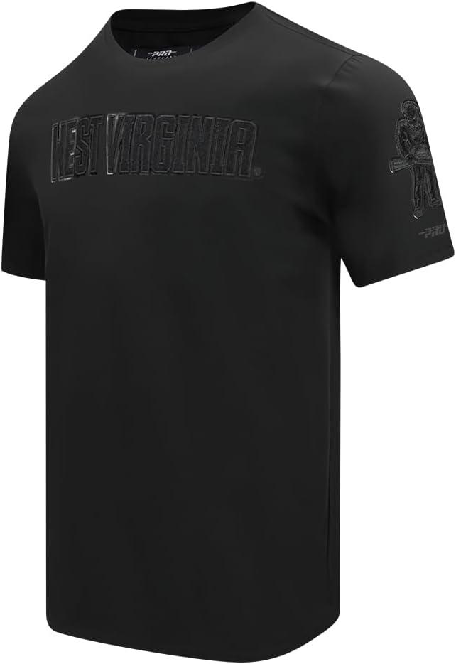 imagePro Standard NCAA Mens Mens College Classic Triple Black Cotton Short Sleeve TeeBlack