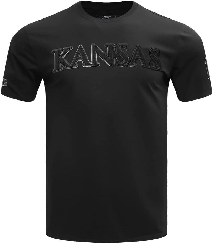 imagePro Standard NCAA Mens Mens College Classic Triple Black Cotton Short Sleeve TeeBlack