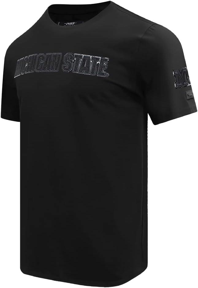 imagePro Standard NCAA Mens Mens College Classic Triple Black Cotton Short Sleeve TeeBlack