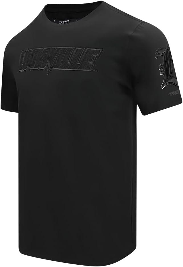 imagePro Standard NCAA Mens Mens College Classic Triple Black Cotton Short Sleeve TeeBlack