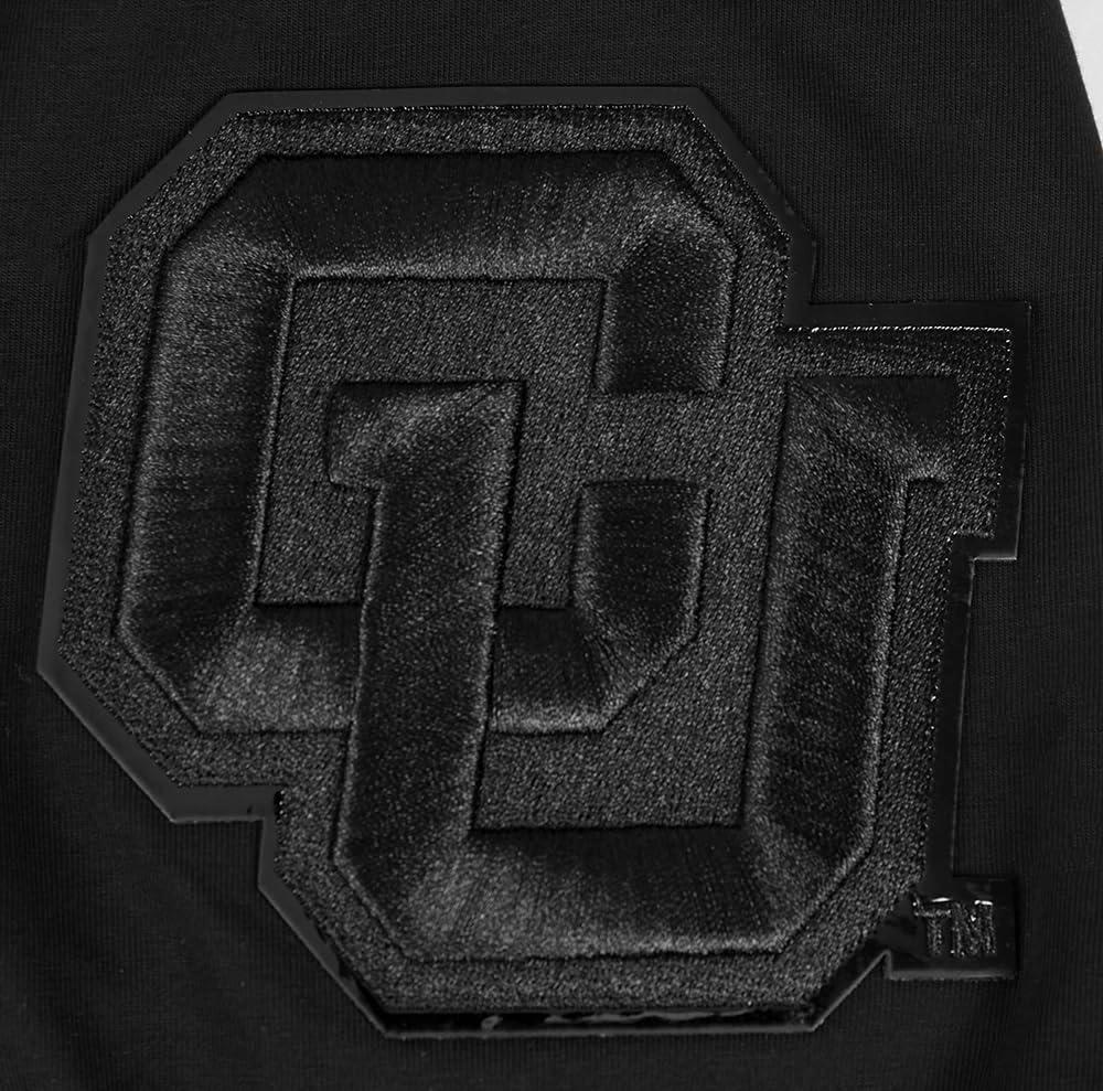 imagePro Standard NCAA Mens Mens College Classic Triple Black Cotton Short Sleeve TeeBlack