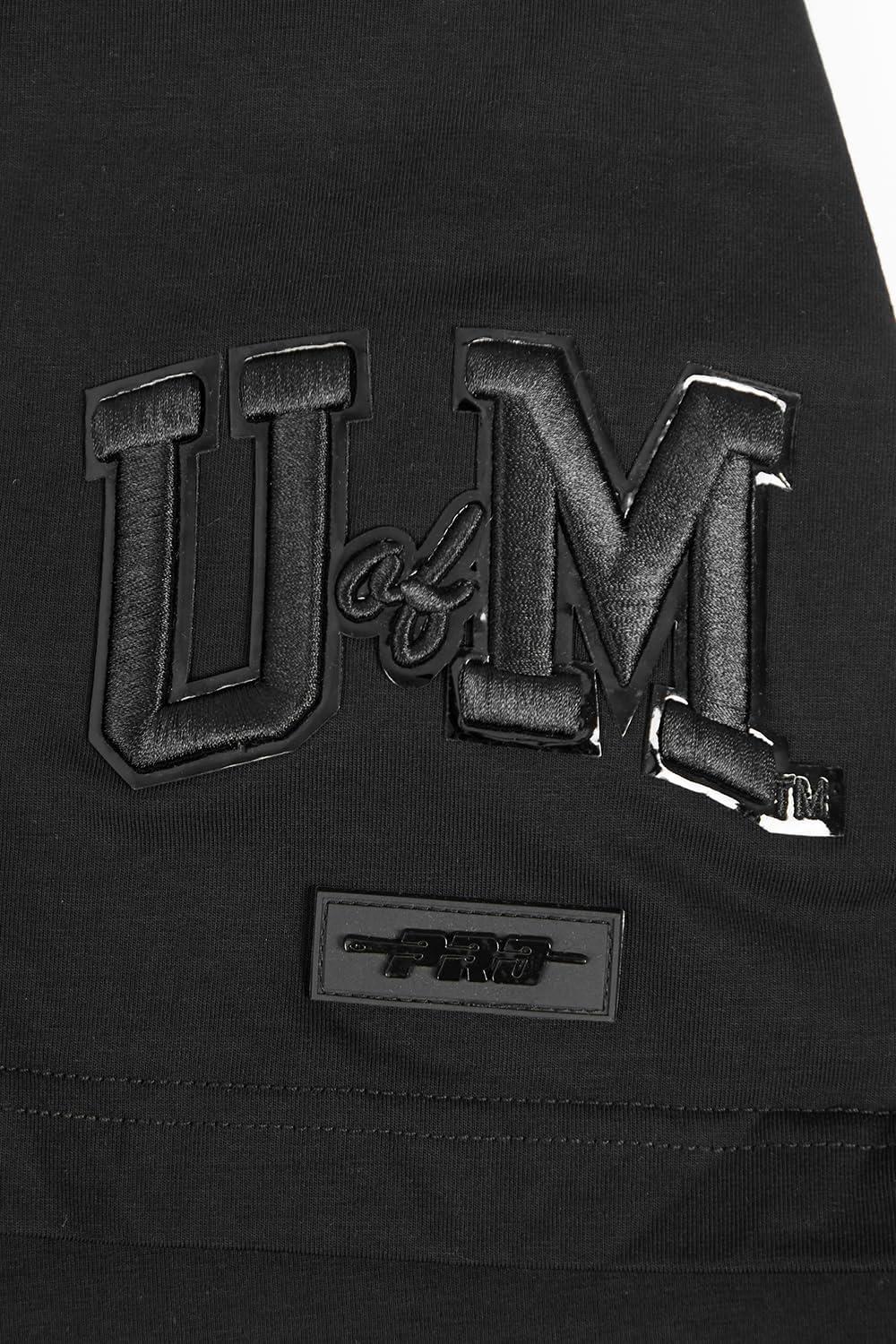 imagePro Standard NCAA Mens Mens College Classic Triple Black Cotton Short Sleeve TeeBlack